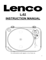 Lenco L-82 Bedienungsanleitung