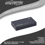 Energinie DSC-SCART-HDMI Benutzerhandbuch