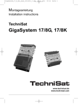 TechniSat GigaSystem 17/8 G Installationsanleitung