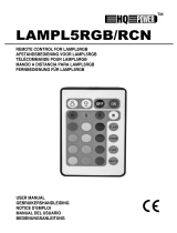 HQ Power Remote controller for lamp Benutzerhandbuch