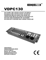 HQ Power 240-channel DMX controller with jog wheels Benutzerhandbuch
