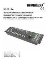 HQ Power 192-channel DMX controller with joystick Spezifikation