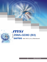 MSI Z68A-GD80 (B3) Benutzerhandbuch