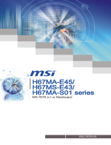 MSI H67MA-E45 (B3) Bedienungsanleitung