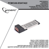 Gembird PCMCIAX-ESATA22 Benutzerhandbuch