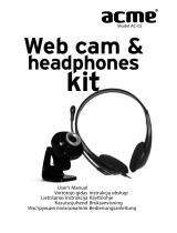 ACME CAM acme Kit inkl. Headphone AC-02 schwarz Benutzerhandbuch
