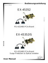 EXSYS PCI-EXPRESS KARTE 2S Seriell RS-422/ Benutzerhandbuch