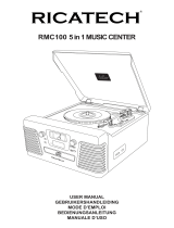 Ricatech RMC100 - 5 in 1 MUSIC CENTER Benutzerhandbuch