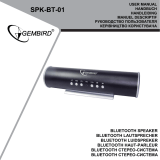 Gembird SPK-BT-01 Benutzerhandbuch