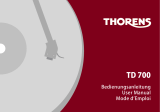 Thorens TD 700 Benutzerhandbuch
