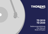 Thorens TD 2010 Benutzerhandbuch