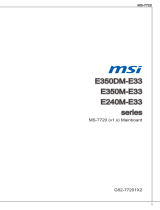 MSI E350DM-E33 Benutzerhandbuch