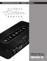 Hifonics TRITON IV Bedienungsanleitung