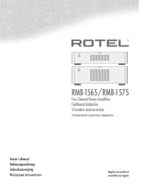Rotel Five Channel Power Amplifier RMB-1575 Benutzerhandbuch