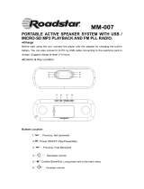 Roadstar MM-007 Bedienungsanleitung
