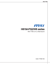 MSI H61M-P32/W8 Benutzerhandbuch