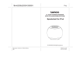 Lenco Speakerball for iPod Bedienungsanleitung