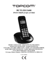 Topcom Butler E600 Benutzerhandbuch