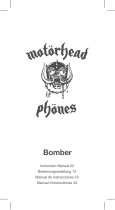 Motörheadphönes Bomber Benutzerhandbuch