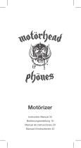 Motörheadphönes Motörizer Benutzerhandbuch