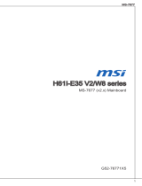 MSI H61I-E35 V2/W8 Benutzerhandbuch