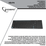 Gembird KB-P4-DE Benutzerhandbuch