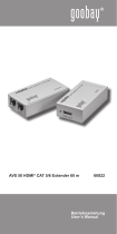 Wentronic AVS 50 HDMI CAT 5/6 Benutzerhandbuch
