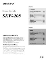 ONKYO SKW-208 Benutzerhandbuch