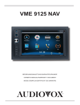 Audiovox VME 9125 NAV Bedienungsanleitung