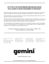 Gemini CDJ-650 Bedienungsanleitung