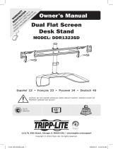 Tripp Lite Dual Flat Screen Desk Stand Bedienungsanleitung