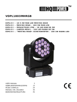 HQ-Power VDPL1803MHRGB Benutzerhandbuch