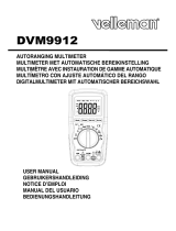 Velleman DVM9912 Benutzerhandbuch