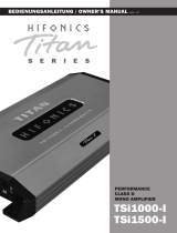 Hifonics TSi1500-I Bedienungsanleitung