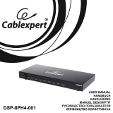Cablexpert DSP-8PH4-001 Benutzerhandbuch