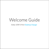 Anker 5 Port Desktop Charger Benutzerhandbuch