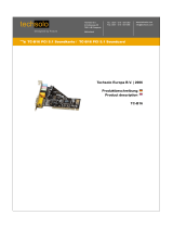 Techsolo PCI 5.1 soundcard Benutzerhandbuch