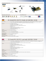 EXSYS 2S Serial RS-232 PCI card w/ 16C950, 32-Bit Datenblatt