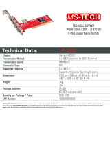 MS-Tech LP-05U Datenblatt