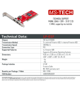 MS-Tech LP-01F Datenblatt