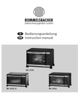 Rommelsbacher BG1050 Benutzerhandbuch
