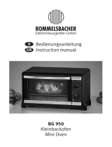 Rommelsbacher BG 950 Bedienungsanleitung