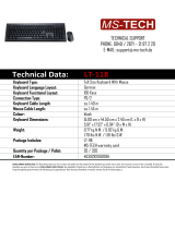 MS-Tech LT-118 Datenblatt