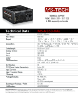 MS-Tech MS-N850-VAL Datenblatt