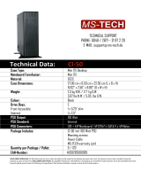 MS-Tech CI-50 Datenblatt