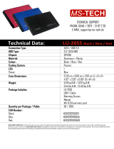 MS-Tech LU-265S BK Datenblatt