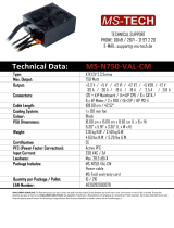 MS-Tech MS-N750VAL-CM Datenblatt