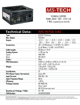 MS-Tech MS-N750-VAL Datenblatt