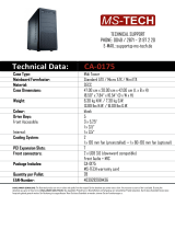 MS-Tech CA-0175 Datenblatt
