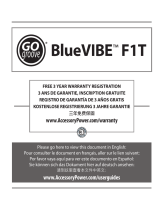 Accessory Power BlueVIBE F1T Benutzerhandbuch